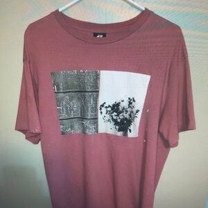 Men's Pink Graphic T-Shirt